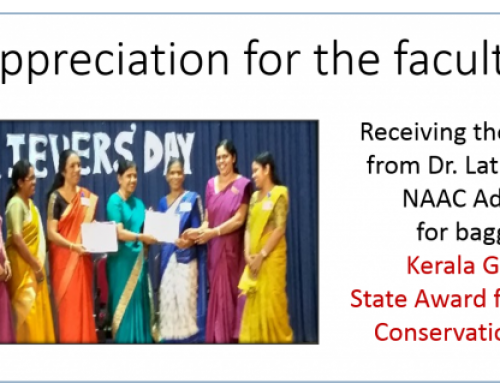 Recognition for the faculty on Achiever’s Day