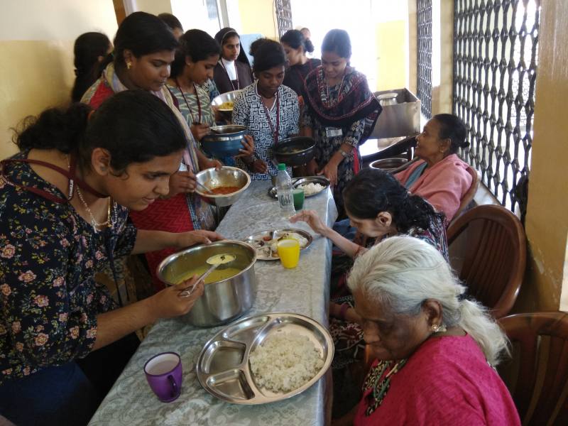 old age home visit to