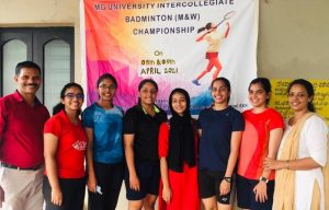 Badminton Championship Winners of MG University - 2021
