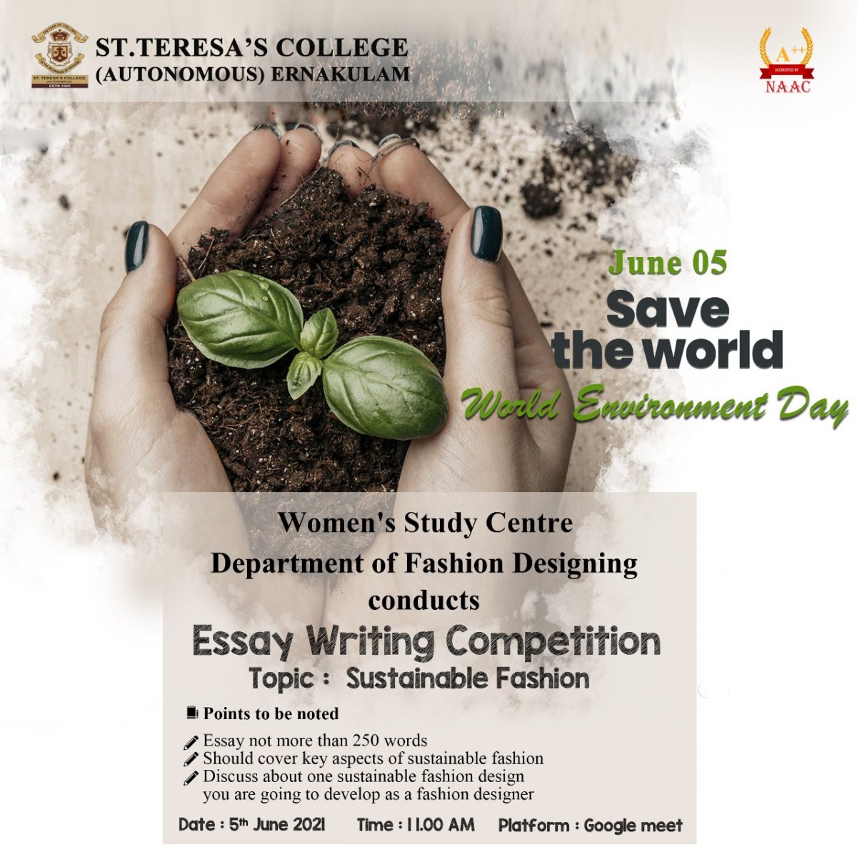 world environment day essay competition