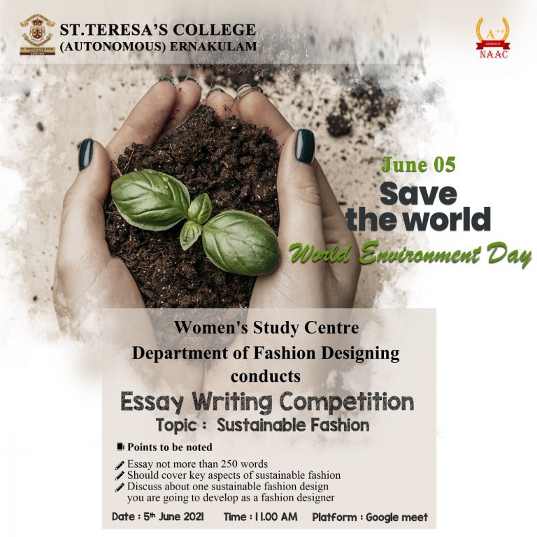 write an essay about world environment