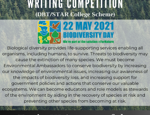 ‘Biodiversity day’ – Intercollegiate essay writing competition