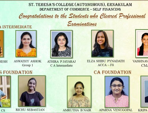 Congratulations to all students who cleared Professional Examination