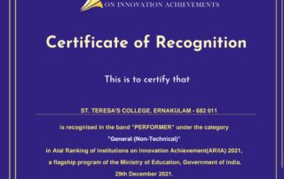 Certificate of Recognition