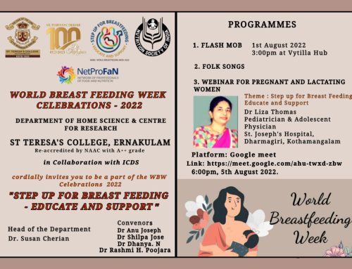 Commemoration of Breast Feeding Week by Department of Home Science