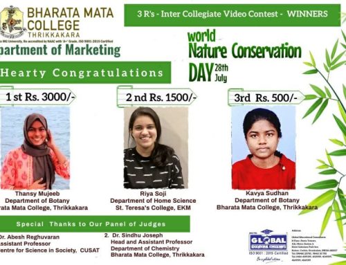 Riya Soji of II MSc RMID  secured the second prize in World Nature conservation day competition