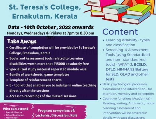 Online training programme in Learning Disability and Autism
