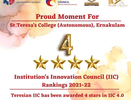 The Institution’s Innovation Council (IIC) of St. Teresa’s College won 4 stars