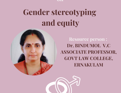 Gender stereotyping and equity, a presentation by Dr. Bindumol VC, 06 02 23