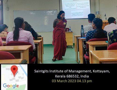 Training Sessions in Saintgits Institute of Management, Kottayam