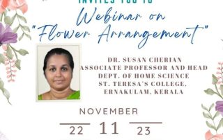 Webinar on Flower Arrangement