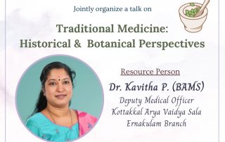 Talk on Traditional Medicines