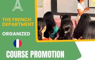 French course promotion by French department of St. Teresa's College, Ernakulam