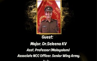 major Dr Saleena KV chief guest of Veledictrory event