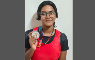 St. Teresas student won silver chain in university championship